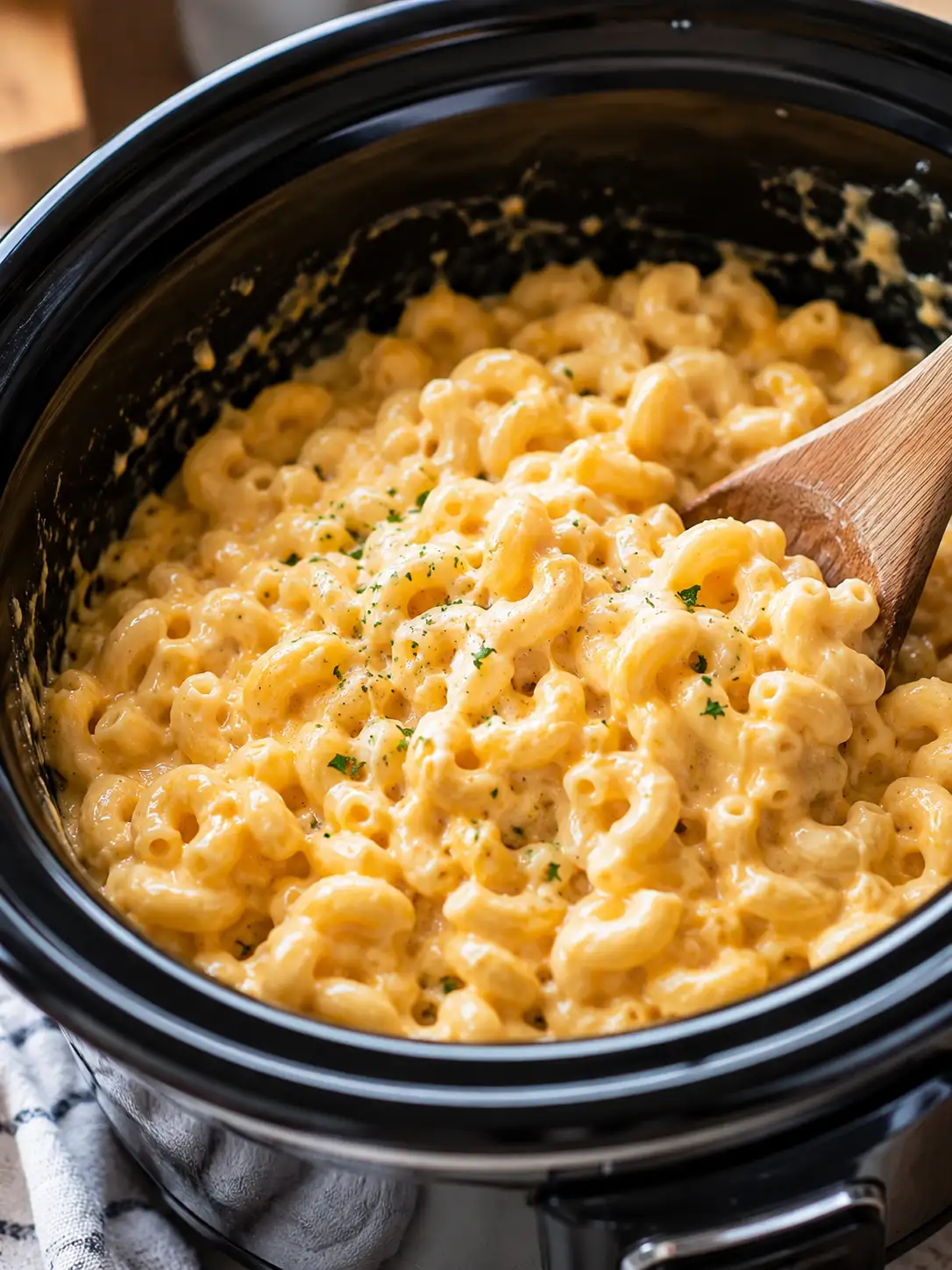 Creamy slow cooker mac and cheese